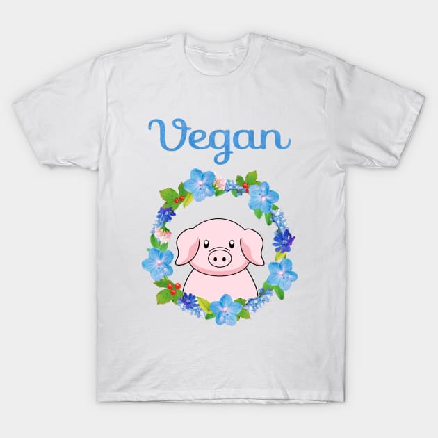 I am vegan T-Shirt by Purrfect